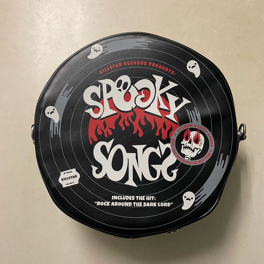Vinyl Purse, SPOOKY SONGS HANDBAG